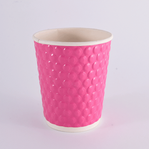 כוס 8oz בועות צבע ורוד